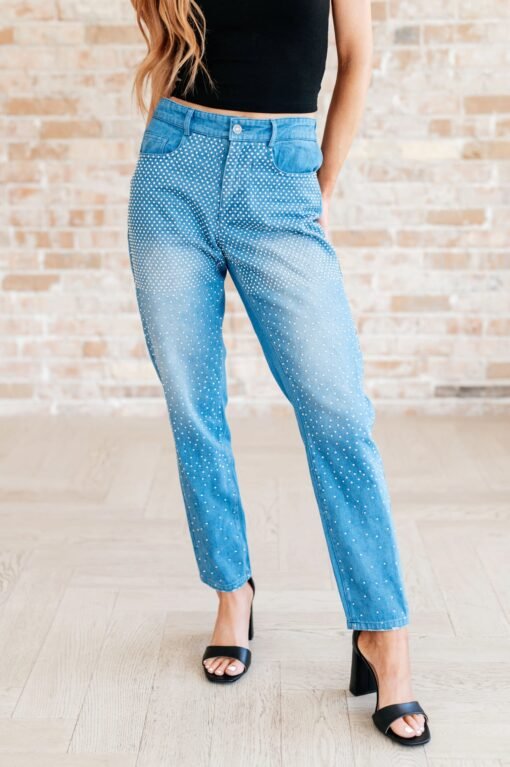 Beck and Call Rhinestone Pants Ave Shops