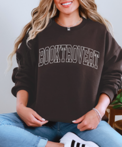 Booktrovert Graphic Sweatshirt Ave Shops